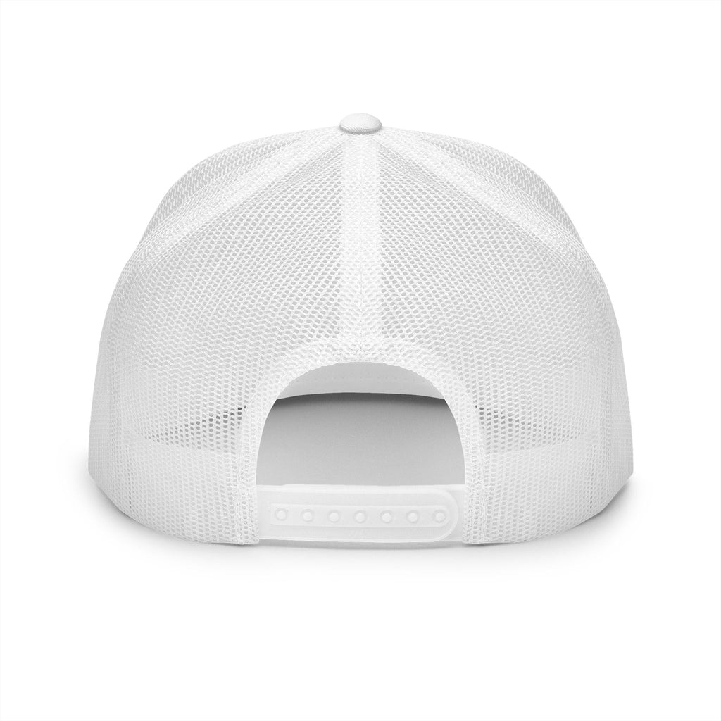5-Panel Trucker Cap — "Your Story Isn’t Finished Yet" Inspirational Mesh Hat