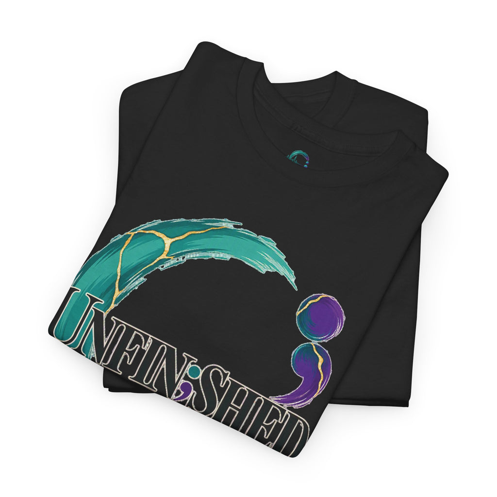 Unfinished Circle Tee | Semicolon Mental Health Awareness, Healing Support Shirt