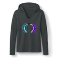 Your Story Isn’t Finished Yet Hoodie | Inspirational Circle Paint Splash, Long Sleeve