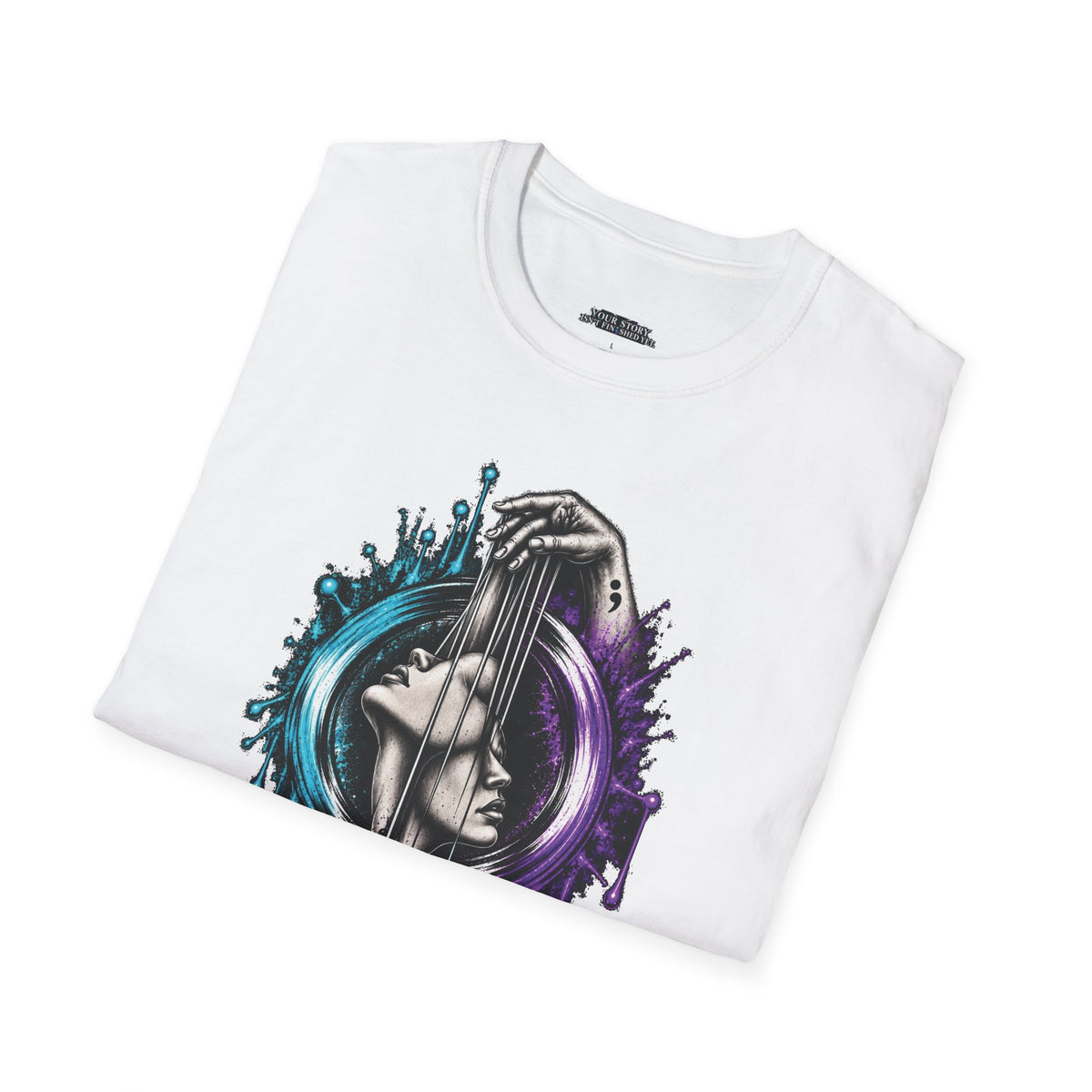 Your Story Isn’t Finished Yet T-Shirt | Dripping Moonface Graphic