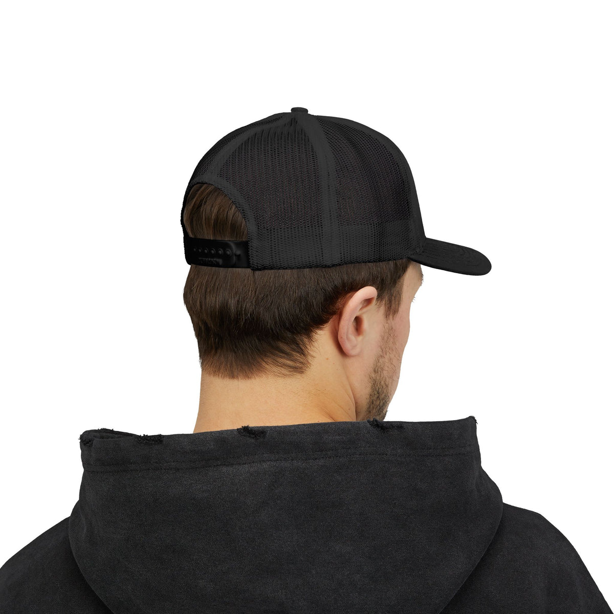 Abstract Sunburst with Quote Trucker Cap | Your Story Isn’t Finished Yet
