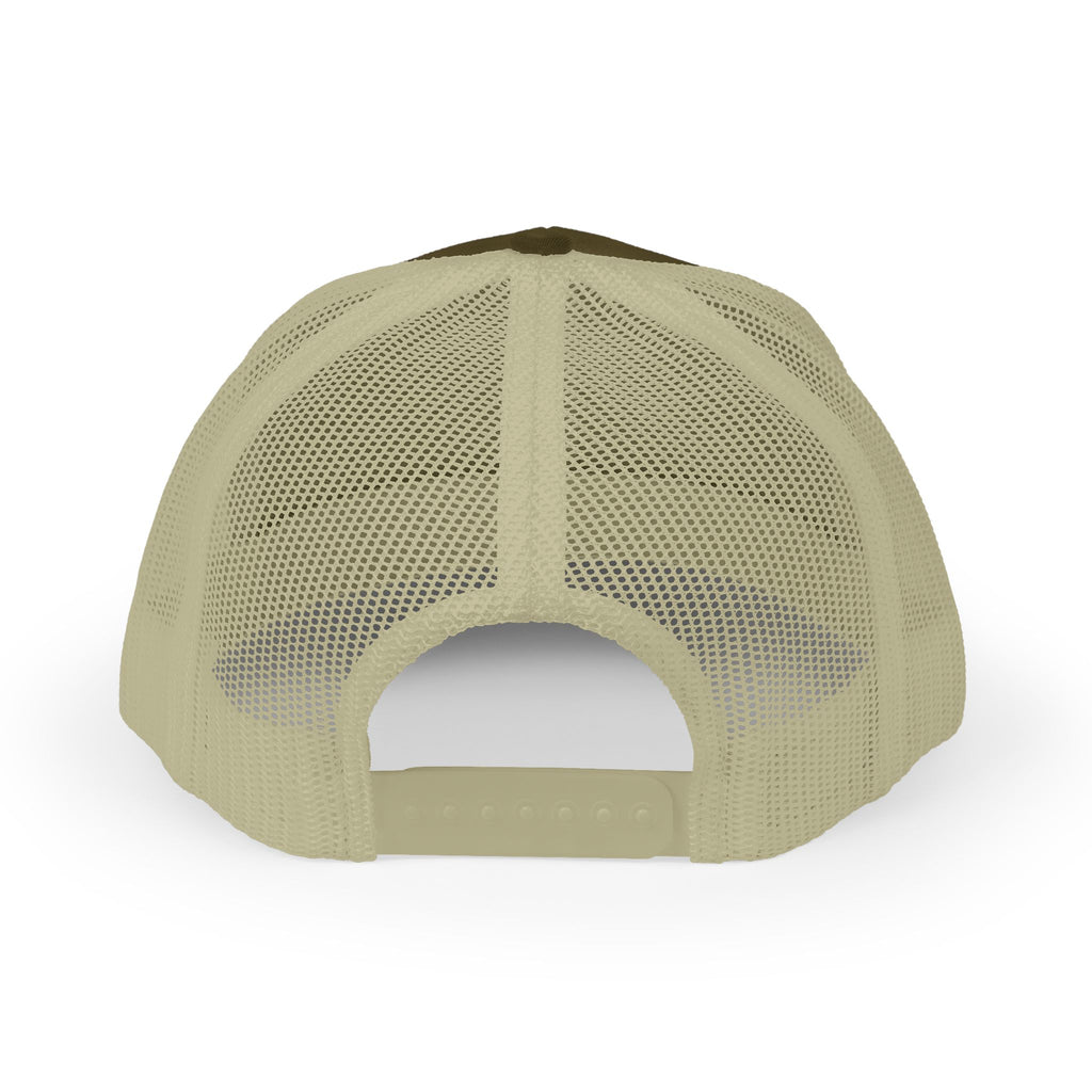 Abstract Sunburst with Quote Trucker Cap | Your Story Isn’t Finished Yet