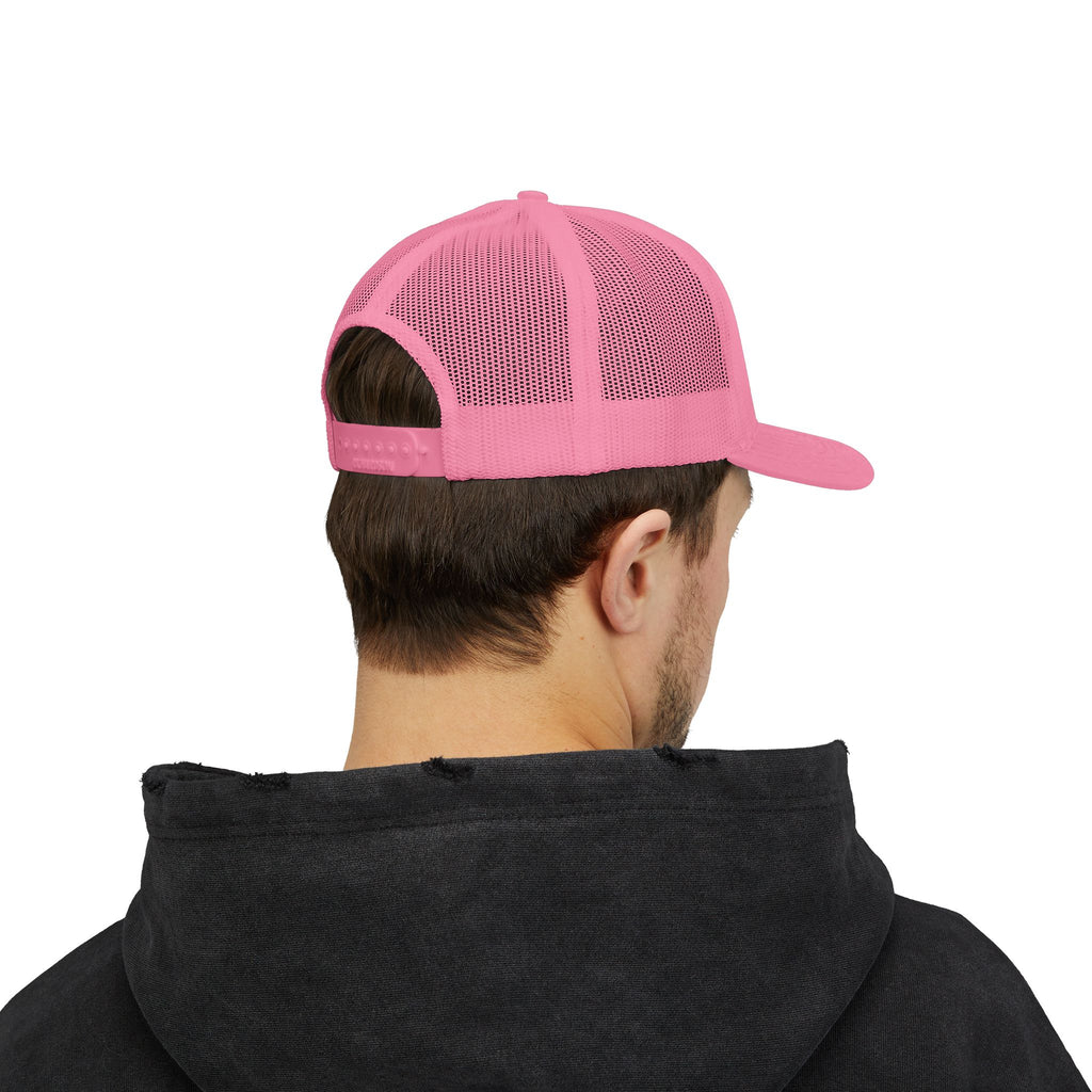 Abstract Sunburst with Quote Trucker Cap | Your Story Isn’t Finished Yet