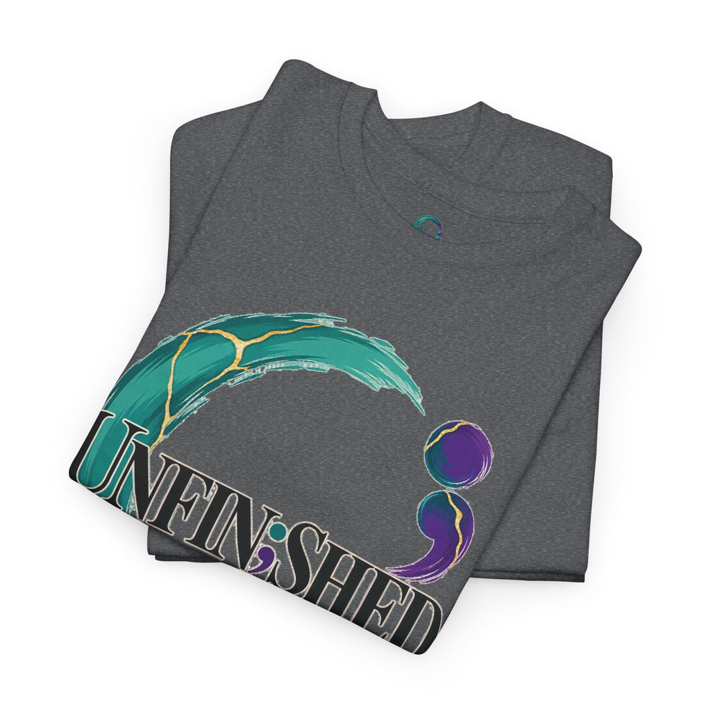 Unfinished Circle Tee | Semicolon Mental Health Awareness, Healing Support Shirt