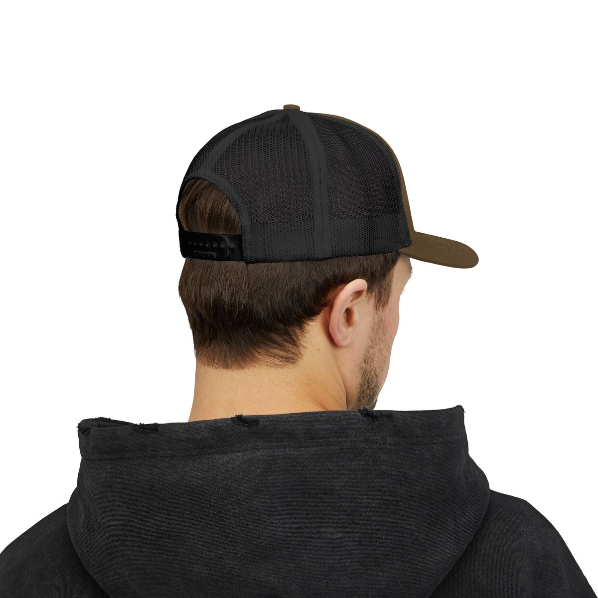 Abstract Sunburst with Quote Trucker Cap | Your Story Isn’t Finished Yet
