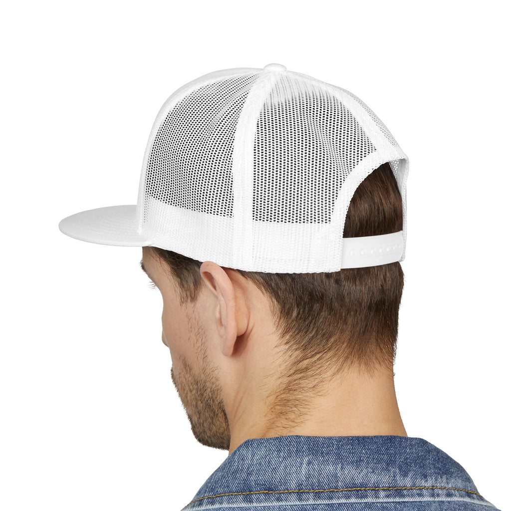 5-Panel Trucker Cap — "Your Story Isn’t Finished Yet" Inspirational Mesh Hat