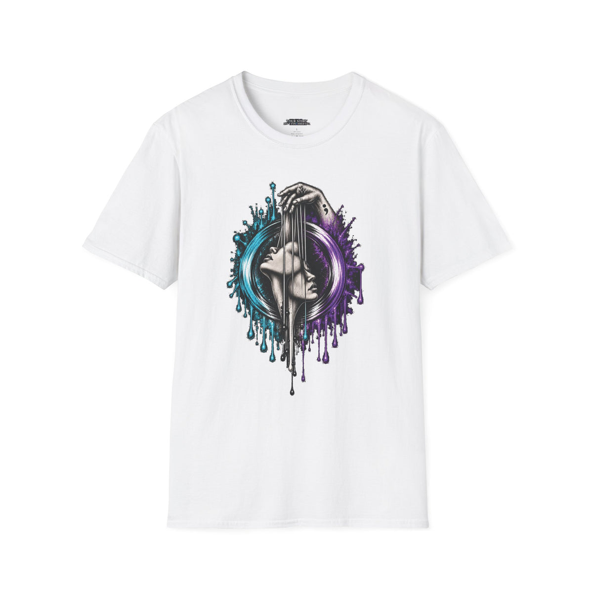Your Story Isn’t Finished Yet T-Shirt | Dripping Moonface Graphic