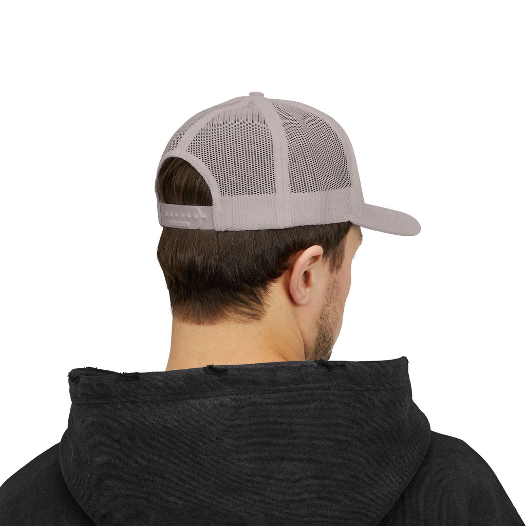 Abstract Sunburst with Quote Trucker Cap | Your Story Isn’t Finished Yet