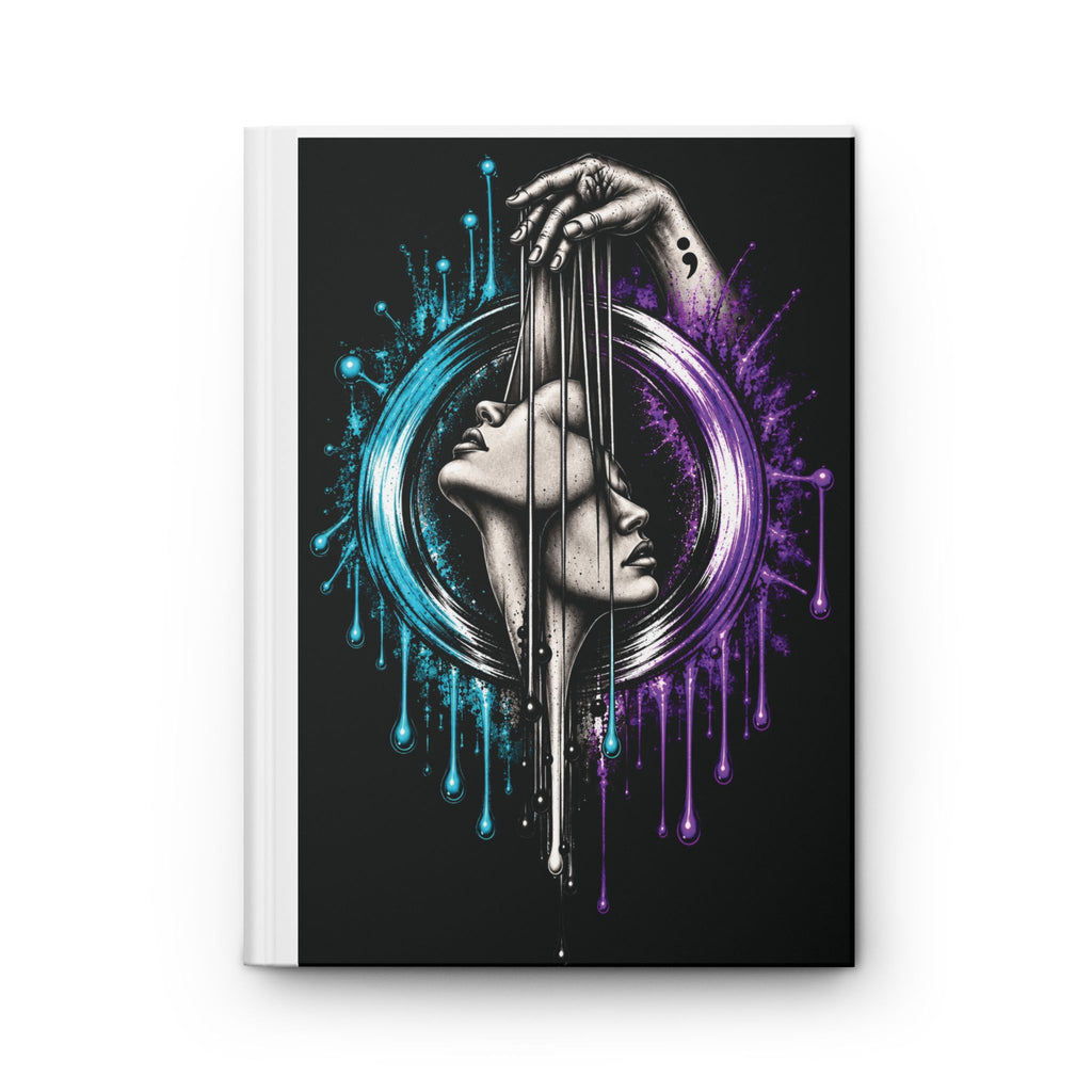 Hardcover Journal — Cosmic Duality Art Notebook (Matte)
