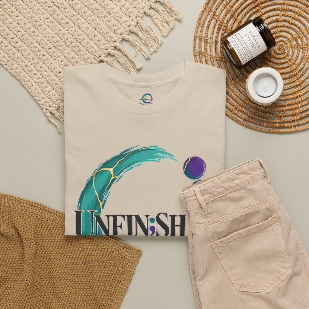 Unfinished Circle Tee | Semicolon Mental Health Awareness, Healing Support Shirt