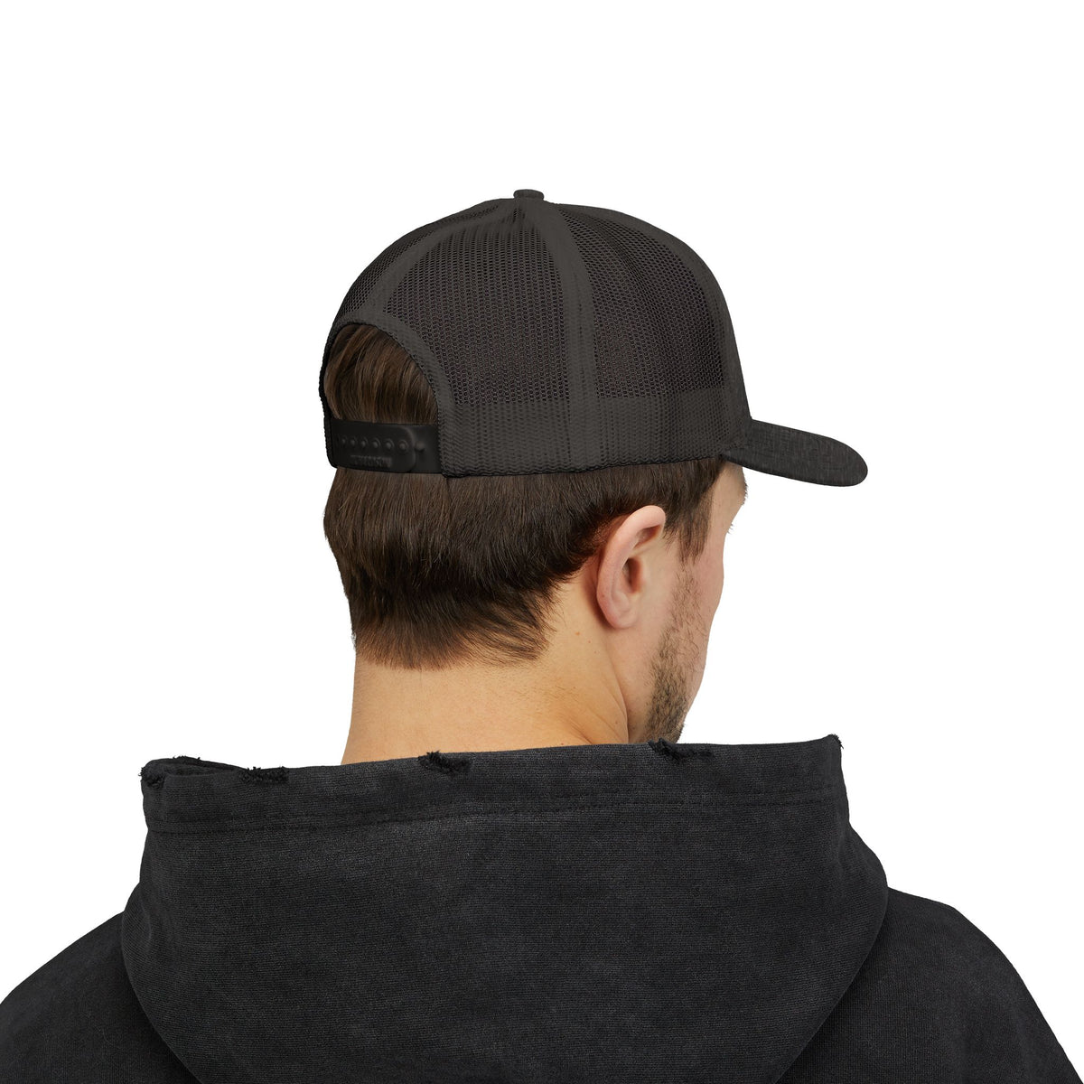 Abstract Sunburst with Quote Trucker Cap | Your Story Isn’t Finished Yet