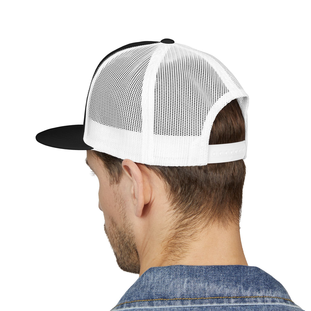 5-Panel Trucker Cap — "Your Story Isn’t Finished Yet" Inspirational Mesh Hat
