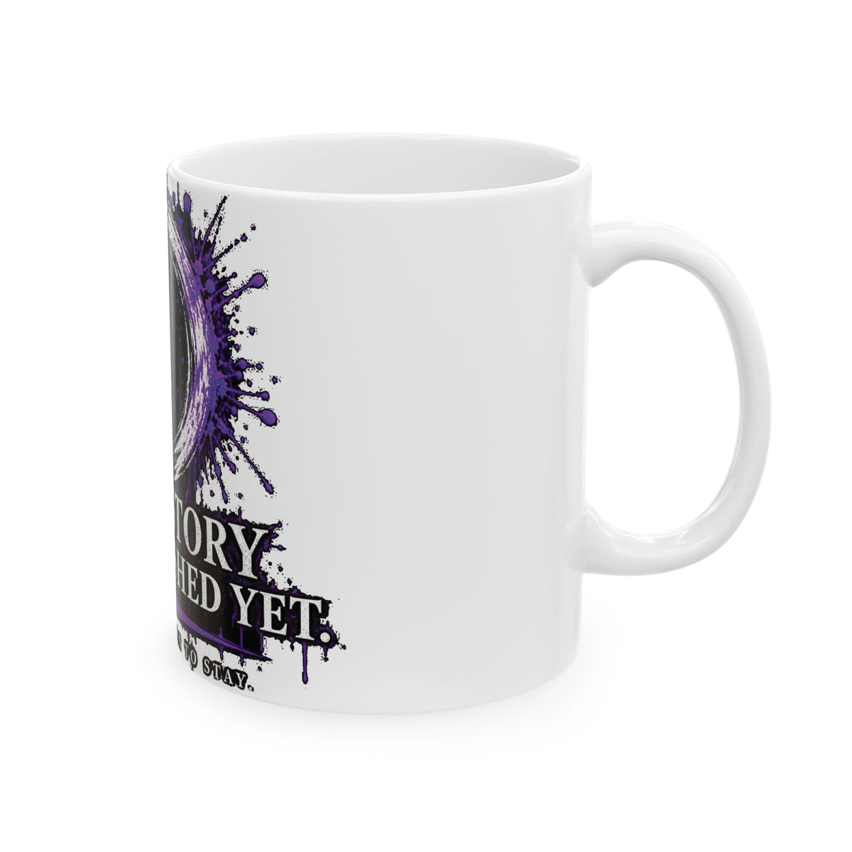 Your Story Isn’t Finished Yet mug | Semicolon awareness ceramic mug