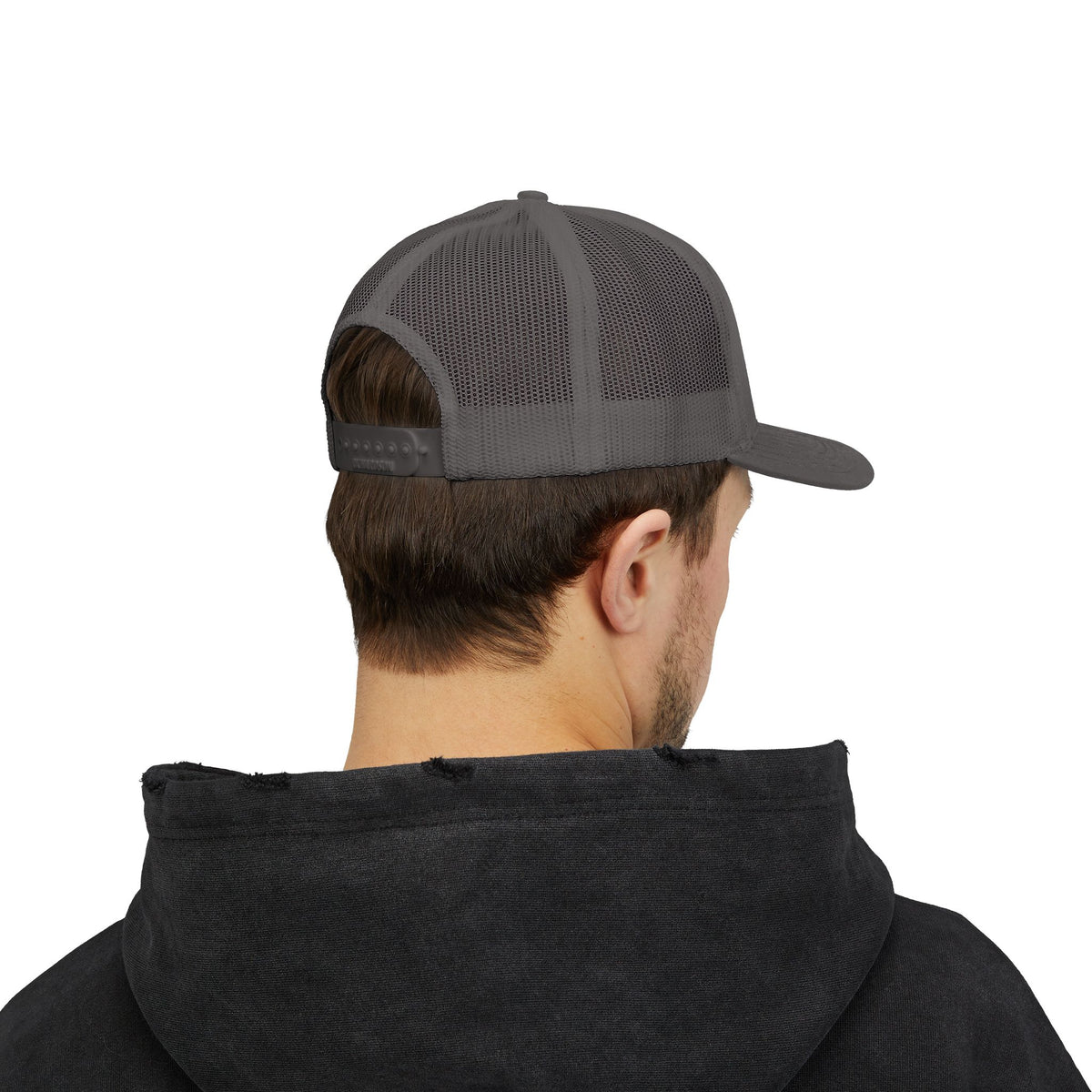 Galaxy Crescent Moon Snapback Trucker Cap | Cosmic Night Sky