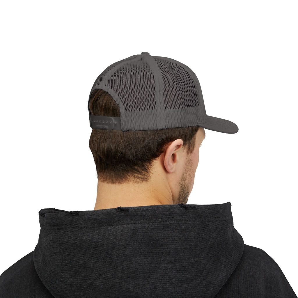 Galaxy Crescent Moon Snapback Trucker Cap | Cosmic Night Sky