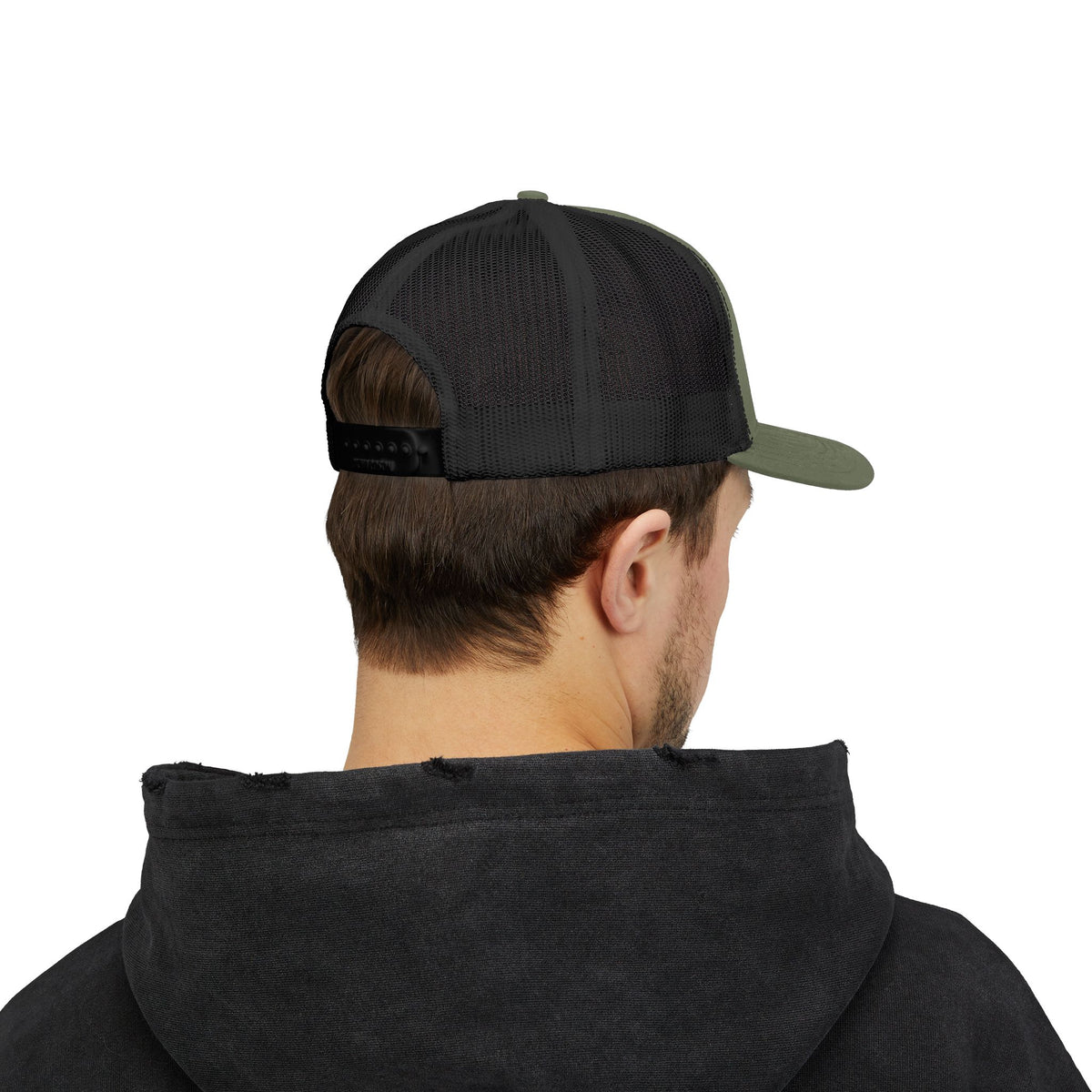 Abstract Sunburst with Quote Trucker Cap | Your Story Isn’t Finished Yet