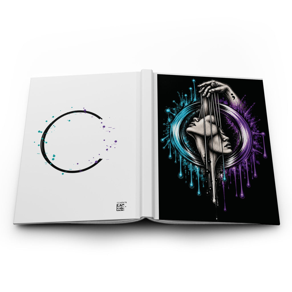 Hardcover Journal — Cosmic Duality Art Notebook (Matte)