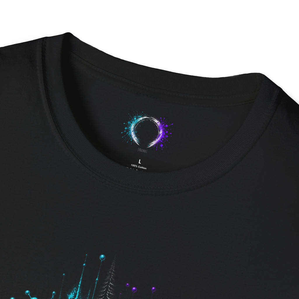 Skull Half Face Galaxy Circle T-Shirt | Your Story Isn't Finished Yet