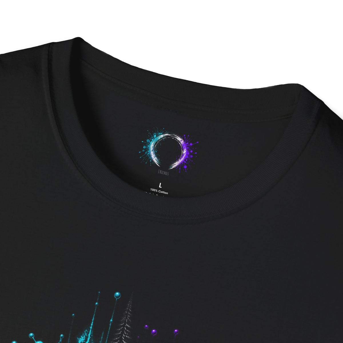 Skull Half Face Galaxy Circle T-Shirt | Your Story Isn't Finished Yet